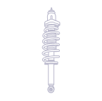 Suspension strut and coil spring assembly wire drawing
